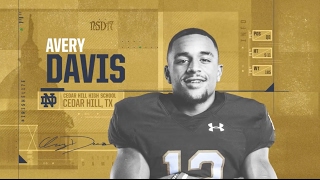 Avery Davis Highlights  Notre Dame Football  NSD17 [upl. by Regine]