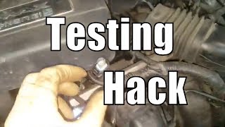 Fuel Injector Testing Hack P0201 P0202 P0203 P0204 P0302 [upl. by Cerf]