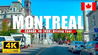 Montreal City 🇨🇦 to Quebec Sherbrooke Travel  Driving in 4K UHD [upl. by Ayotol]