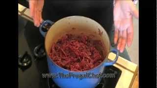 How to Make Sauerkraut Rotkraut or Rotkohl [upl. by Diarmit]