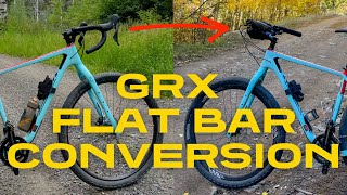 My Favorite Gravel Bike Upgrade  GRX Flat Bars [upl. by Lamberto827]