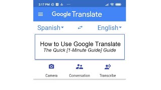 How to Use Google Translate The Quick 1Minute Guide [upl. by Anastasio]