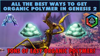 All The Best Ways to get Organic Polymer on Ark Genesis 2  Tons of EASY Genesis 2 Organic Polymer [upl. by Atal471]