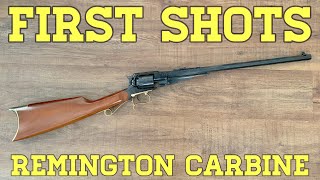 First Shots with the Remington New Army Carbine [upl. by Tanner]