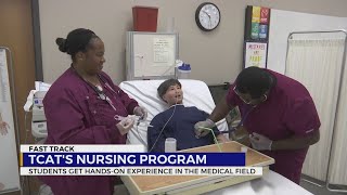 TCATs Nursing Program Students get handson experience [upl. by Naleag98]