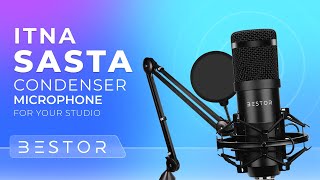 BEST Condenser Microphone for your Studio  UNDER 2000  BESTOR Microphone [upl. by Riek]