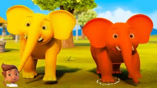 Ek Mota Hathi একটি মোটা হাতি Kalu Madari Aaya  More Bangla Nursery Rhymes and Cartoon [upl. by Garry488]