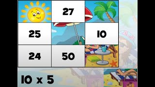 ☀️ Juego Online de Matemáticas  Puzzle de Multiplicación en Verano  wwwcokitoscom [upl. by Wauters739]