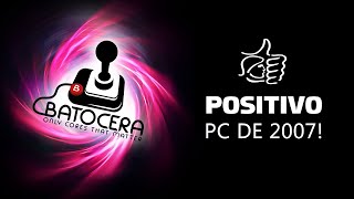 Instalado BATOCERA Linux direto no HD em um PC Positivo de 2007 [upl. by Annawaj470]