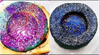 CRUSHING SOAKING FLORAL FOAM GLITTER BOMB ASMR  SATISFYING VIDEO [upl. by Margery]