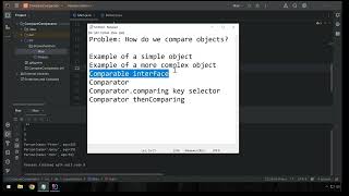 Java Comparable and Comparator and easy sorting [upl. by Afatsuom]