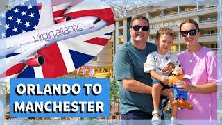 Travel Home Day  Orlando MCO to Manchester  Flying with Virgin  Airport Facilities amp Tips [upl. by Cherish693]