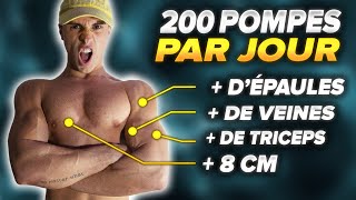 200 POMPES PAR JOUR PENDANT 30 JOURS  LE RÉSULTAT [upl. by Ileak114]