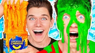 Mystery Wheel of Slime Challenge 2 w Funny Satisfying DIY How To Switch Up Game [upl. by Miharbi]