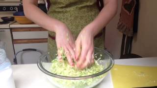 Easy Homemade Sauerkraut [upl. by Hakaber]