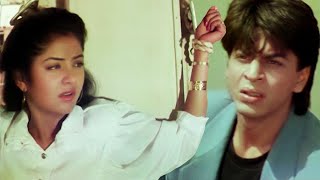 Shahrukh Khan Divya Bharti को गुंडों से बचाता है  Srk Divya Bharti  Dil Aashna Hai Movie Scene [upl. by Cichocki773]