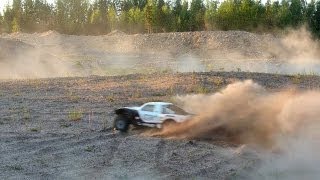 Losi 5iveT 305cc  Sandpit Run [upl. by Barnum]