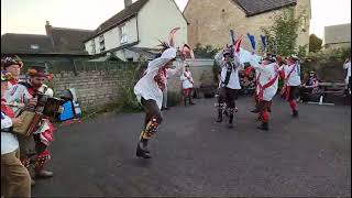 eynsham morris at the bell in ducklington [upl. by Ardnuyek]