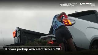 Primer 4X4 PICK UP 100 Eléctrico en Costa Rica  RIDDAR by Geely Holding Group [upl. by Gae]