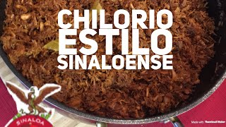 Receta De Chilorio Estilo Sinaloa Muy Facil [upl. by Hwang]