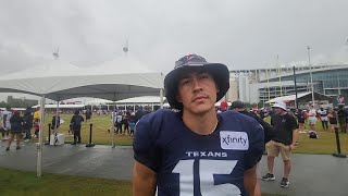 Texans kicker Kaimi Fairbairn on Mauis recovery one year after deadly wildfire [upl. by Antonin942]