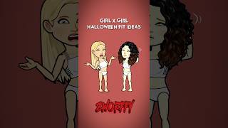 Girl X Girl Halloween outfit Ideas bitmoji shorts [upl. by Adlitam]