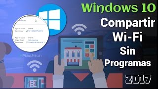 Como Compartir Internet De tu PC a otros via WiFi  Sin Programas [upl. by Nyhagen218]