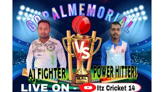 AJ FIGHTER Vs Power Hitter  MATCH NUMBER  01 [upl. by Nitsud]