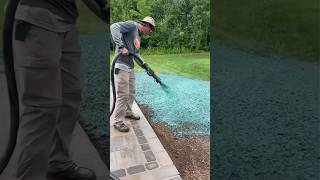 HydroSeeding The Secret to Instant Lawns shorts facts [upl. by Alaaj]