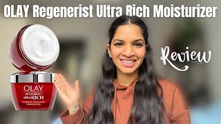 OLAY Regenerist Ultra Rich Moisturizer REVIEW  OLAY night cream  Ingredients disclosed [upl. by Leterg]