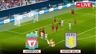 🔴Live  Liverpool vs Aston Villa I Premier League 202425 Full Match Streaming eFootball Pes 21 [upl. by Elleirad]