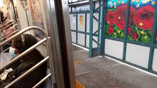 L train ride from Broadway Junction to Livonia Avenue [upl. by Aynad]