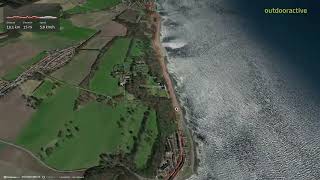 Fife Coastal Path Burntisland  Leven 3D Route [upl. by Diantha]