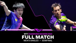 FULL MATCH  Fan Zhendong vs Hugo Calderano  MS SF  WTTIncheon 2024 [upl. by Eiduj]