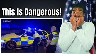 7 West Yorkshire Police Cars Chase Porsche Cayenne  American Reacts [upl. by Ecirp]