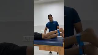 LOOP BAND ACL REHAB EXERCISE acl aclrecovery kneeinjury kneepain acltear mcl loopband ACL 24 [upl. by Ylas912]