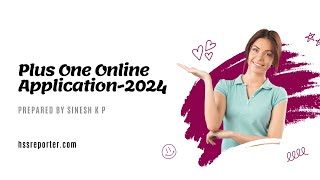 Plus One Online Application SubmissionSWS 2024 [upl. by Enomas]