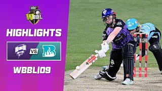 Hobart Hurricanes v Brisbane Heat  WBBL09 [upl. by Phebe688]