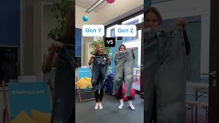 Gen Z vs Gen Y OutfitVergleich 👖 [upl. by Iviv]