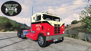 1955 Kenworth 523 Bullnose truck mod  GTA V [upl. by Aihsiyt]