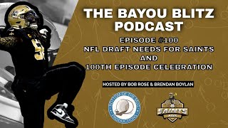 The Bayou Blitz Podcast  NFL Draft Needs for Saints [upl. by Norat]