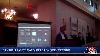 Mayor Cantrell hosts Mardi Gras Advisory Council Meeting [upl. by Ahsiakal]