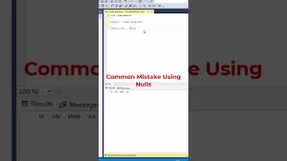 SQL Avoid This Common Mistake With Nulls datascience programming coding [upl. by Hayashi]