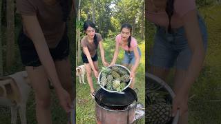 How to cook pineapple soup recipe shortvideo shorts cooking food recipe [upl. by Atinnod386]