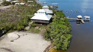 Little Gasparilla Island north end docks after Hurricanes Helene and Milton [upl. by Ayyidas]