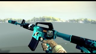 StatTrak M4A1  Icarus Fell  Titan Katowice Stickers  CSGO [upl. by Rosario]