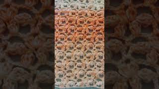 Scarf crochet in peach ombrecrochet crochetpatterns shorts easycrochet handmade crochetstitch [upl. by Bourgeois487]