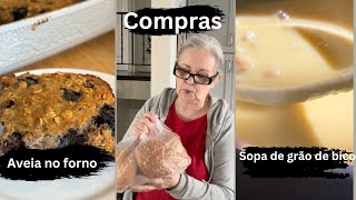 Compras de reposição Aveia no Forno Sopa de grão de bico [upl. by Gault]