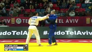 Grand Slam TelAviv 2023 Day 1 57 kg 12 DEGUCHI Christa CAN  BILODID Daria UKR [upl. by Lsiel]