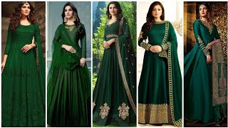 New style stylish stylish designer stunning Green dresses for girls [upl. by Fawcette358]